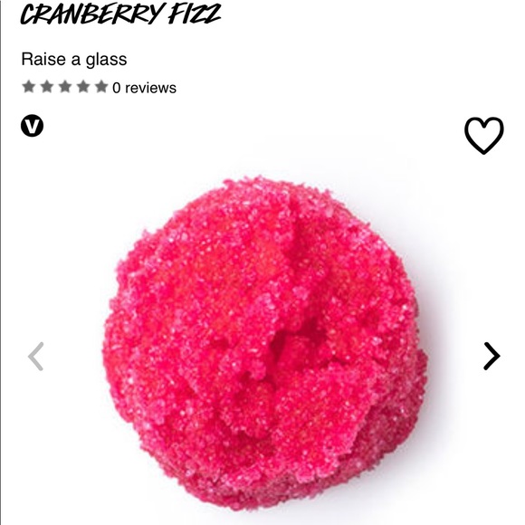 🌟4xHP🌟 CRANBERRY FIZZ Lush DISCONTINUED RARE lip Scrub NWT - Picture 3 of 7